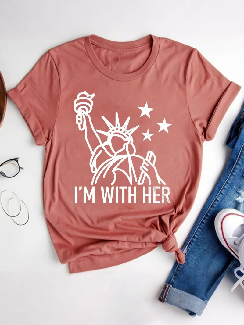 I'M With Her Teacher T-Shirt