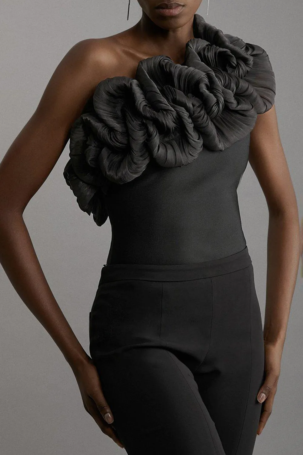 Silk Look Knit Bodysuit