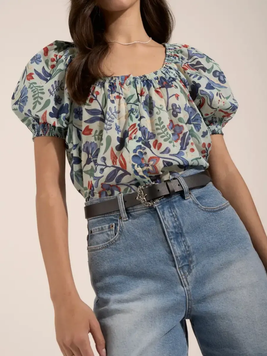 Puff Sleeve Blouse