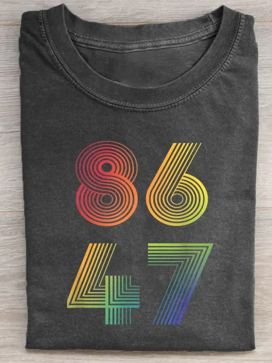Vintage Retro 8645 Anti Trump T-Shirt