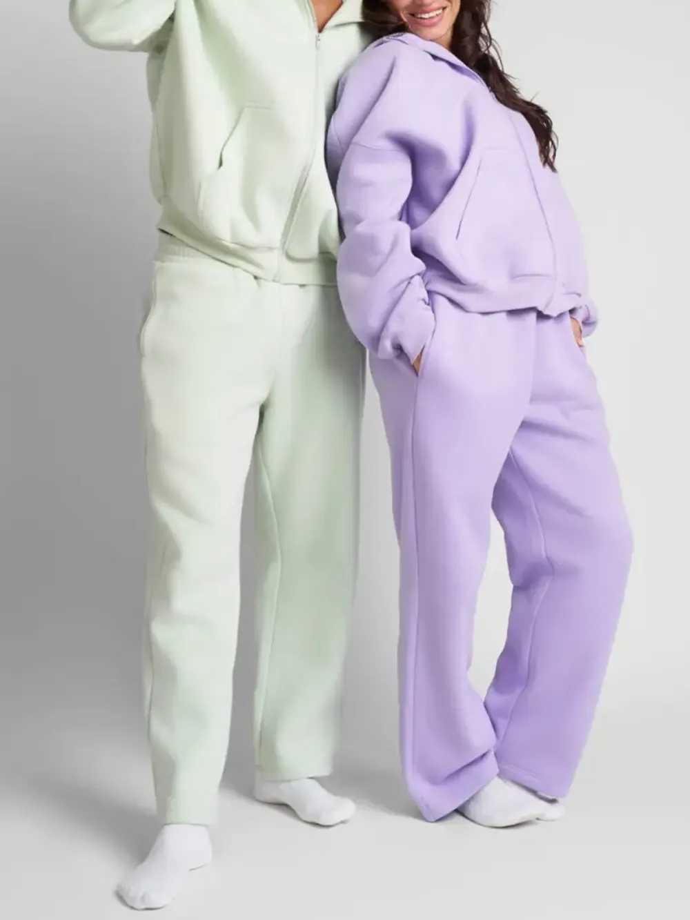 Pastel Zip Hoodie
