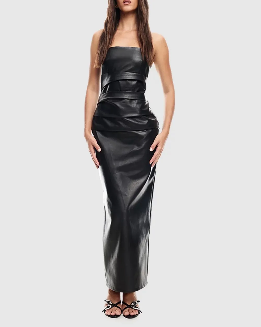 Halter Neck Slim Maxi Dress