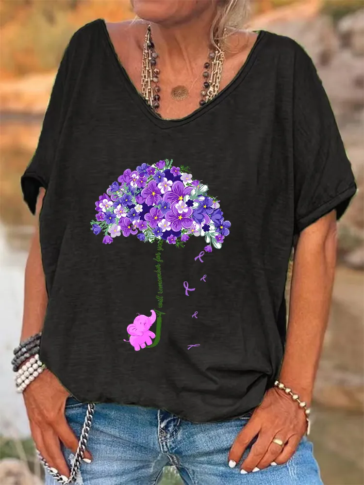 Women'S I Will Remember For You V-Neck Short-Sleeved T-Shirt
