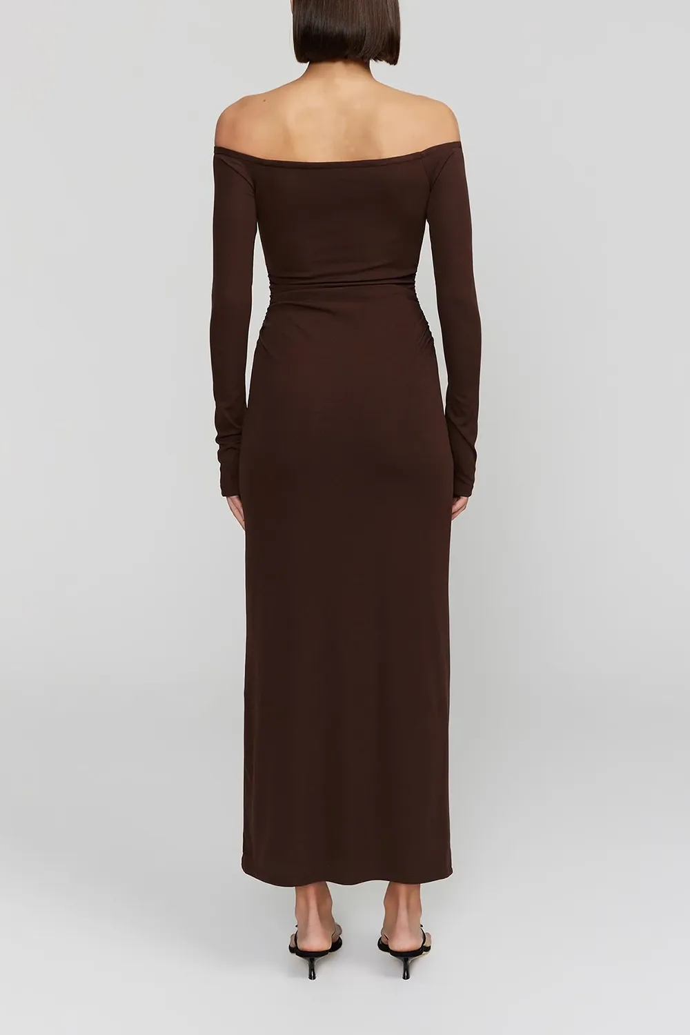 Off Shoulder Midi Dress