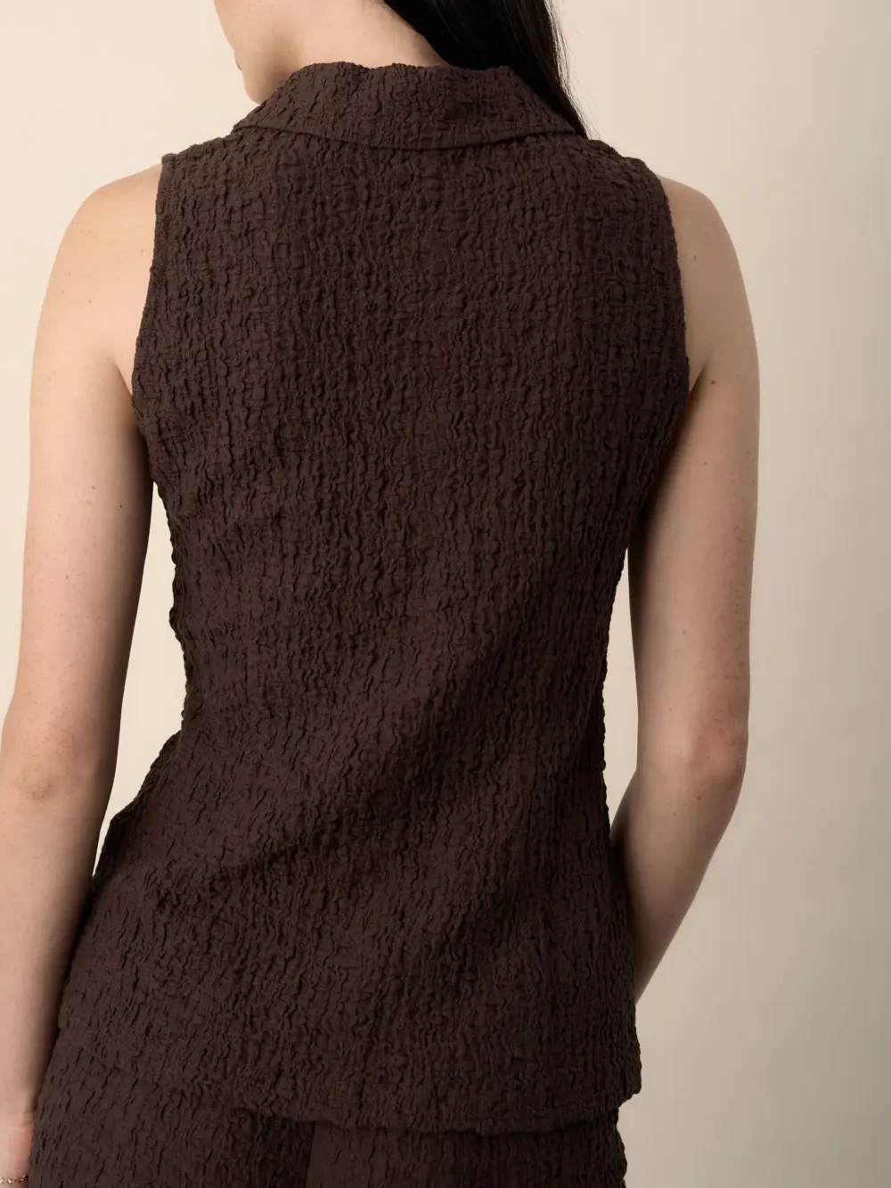 Black Knitted Vest