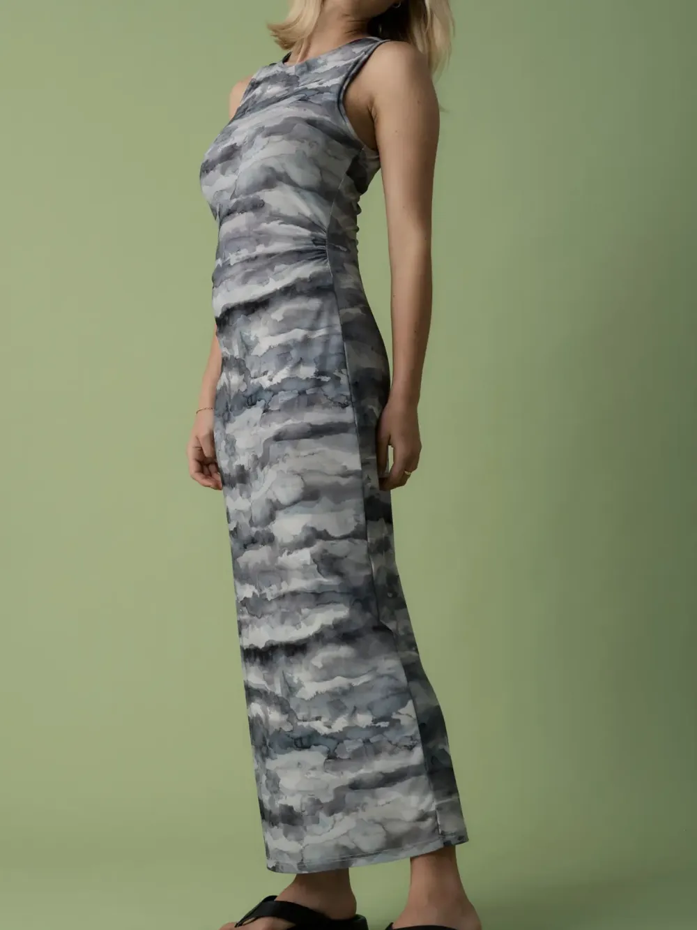 Midnight Cloud Mesh Dress