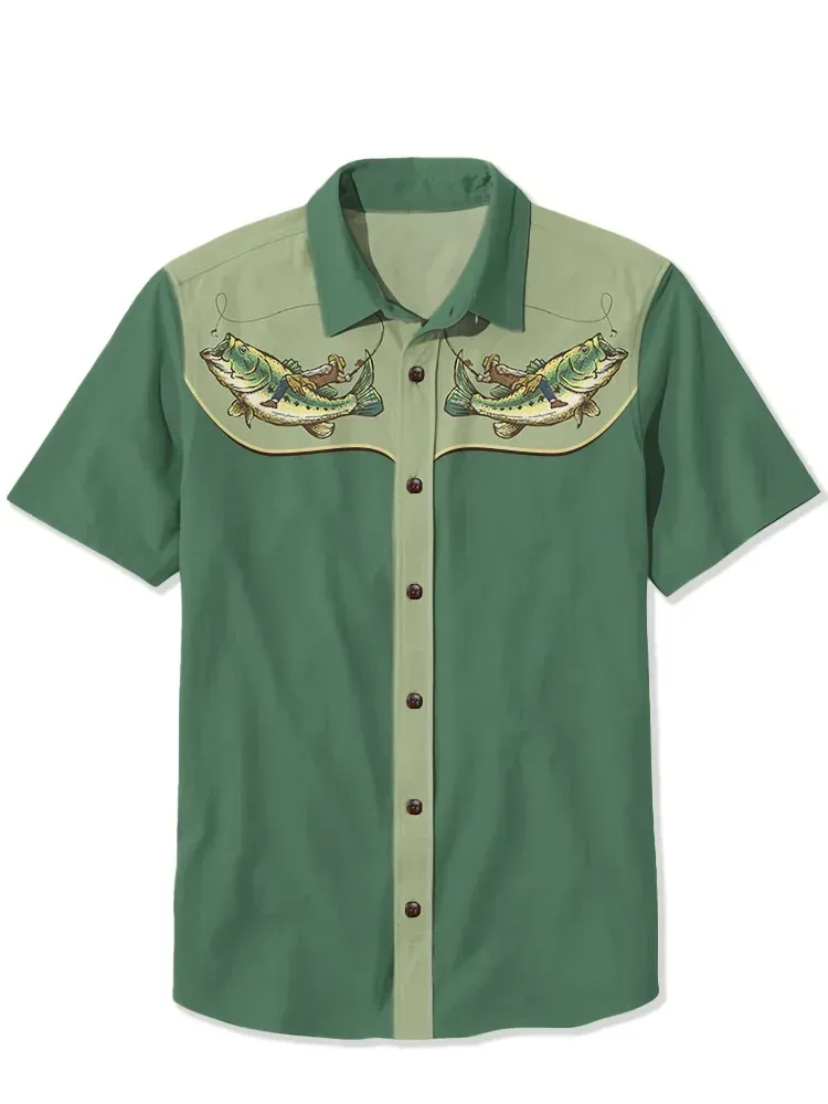 Western Cowboy Fishing Shirt
