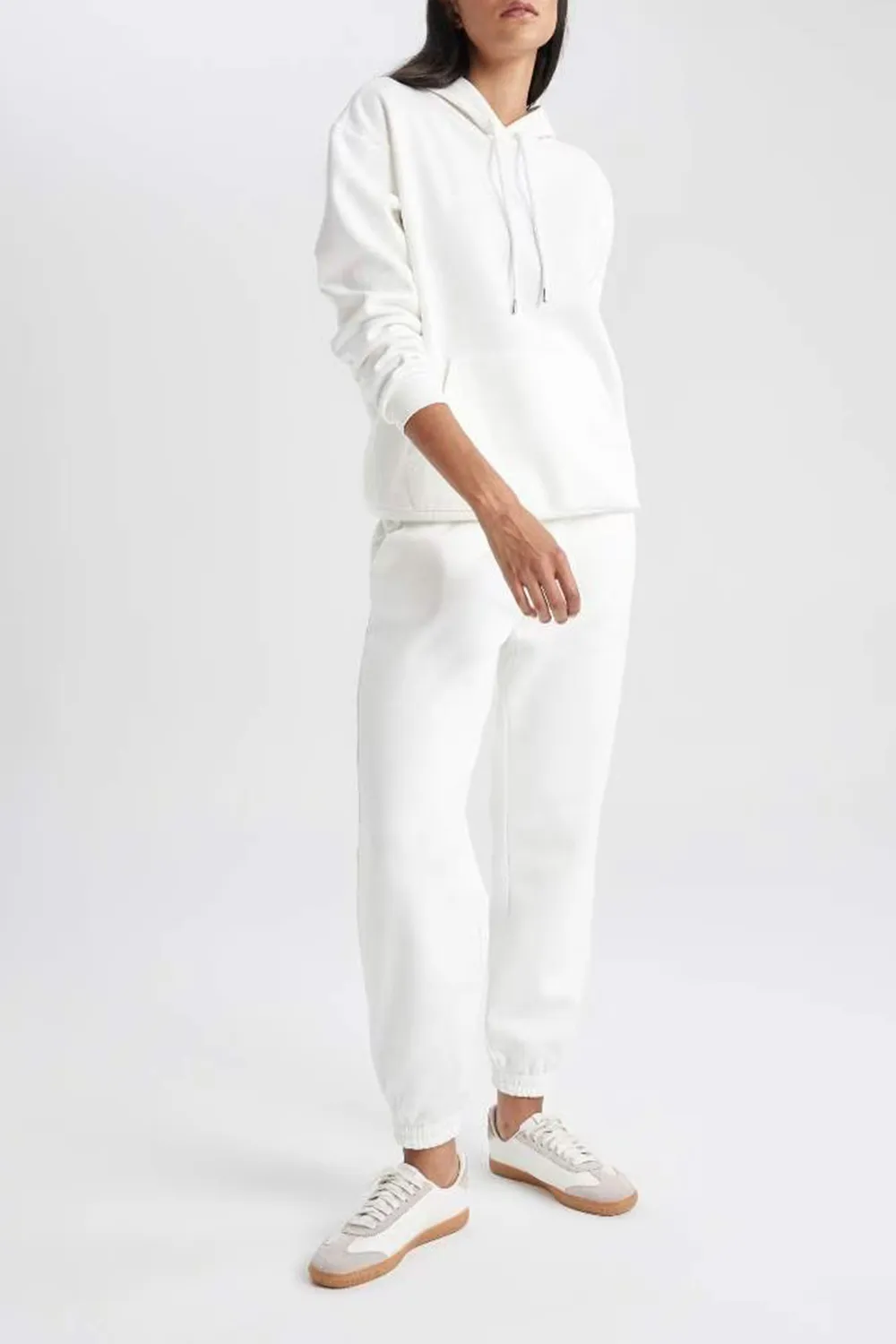 Casual Solid Straight Pants