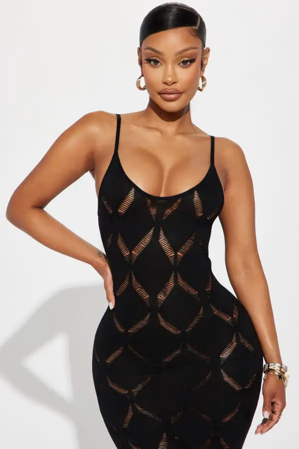 Sun Kissed Maxi Dress - Black
