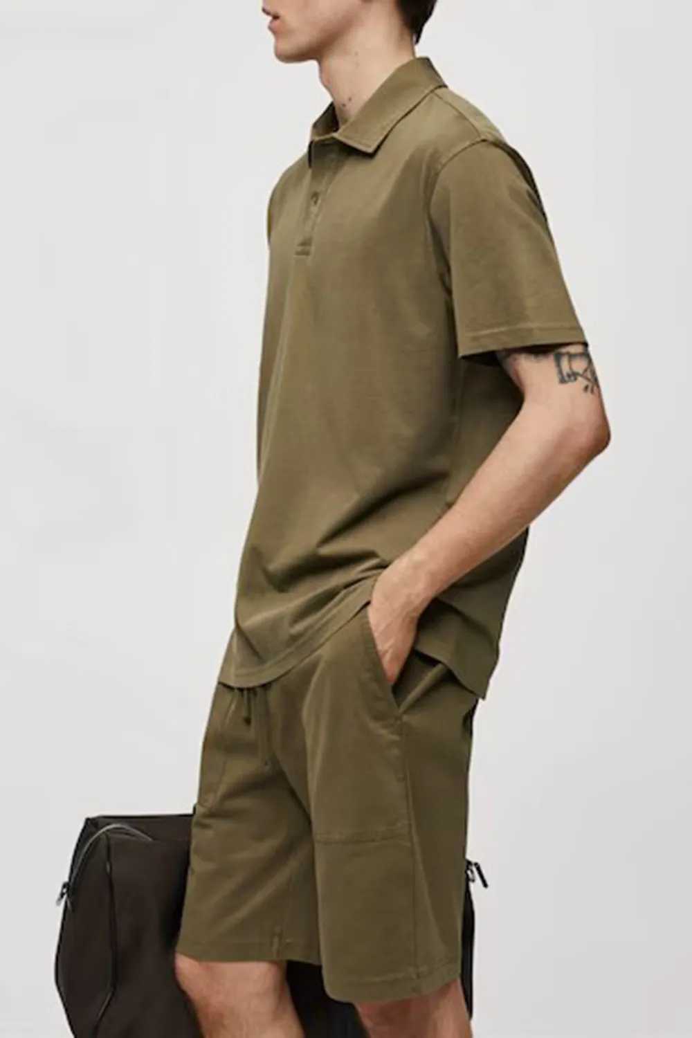 100% Cotton Relaxed-Fit Polo Shirt