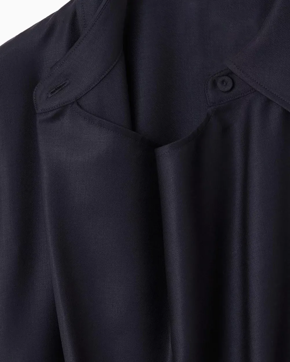 Wool Midi Shirt Dress