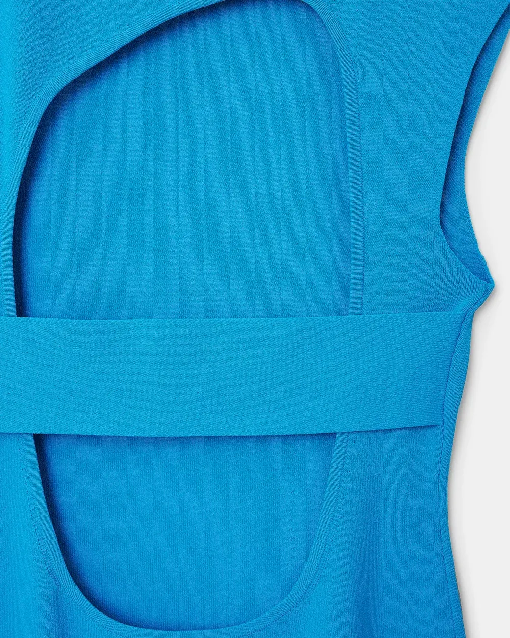 Open-Back Knited Midi Dress