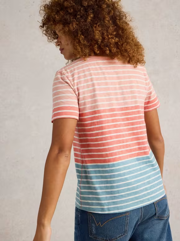 Casual Style Multicolor T-Shirt