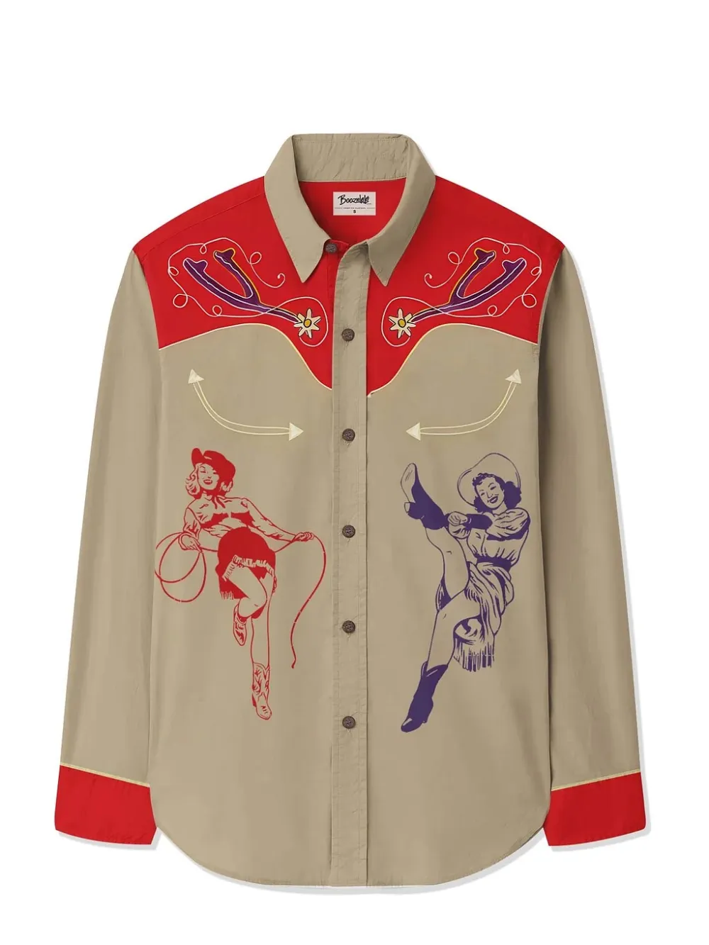 Men's Classic Western Cowgirl Long Sleeves Shirt