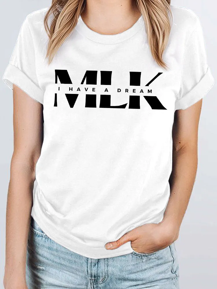 Women'S Round-Neck T-Shirt Mlk I Have A Dream