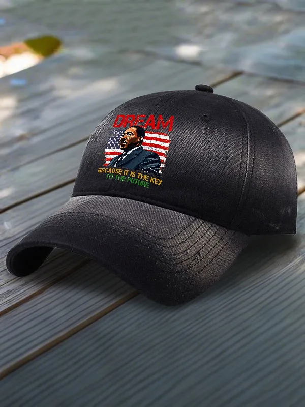 Dream Because It Is The Key To The Future Printed Baseball Cap