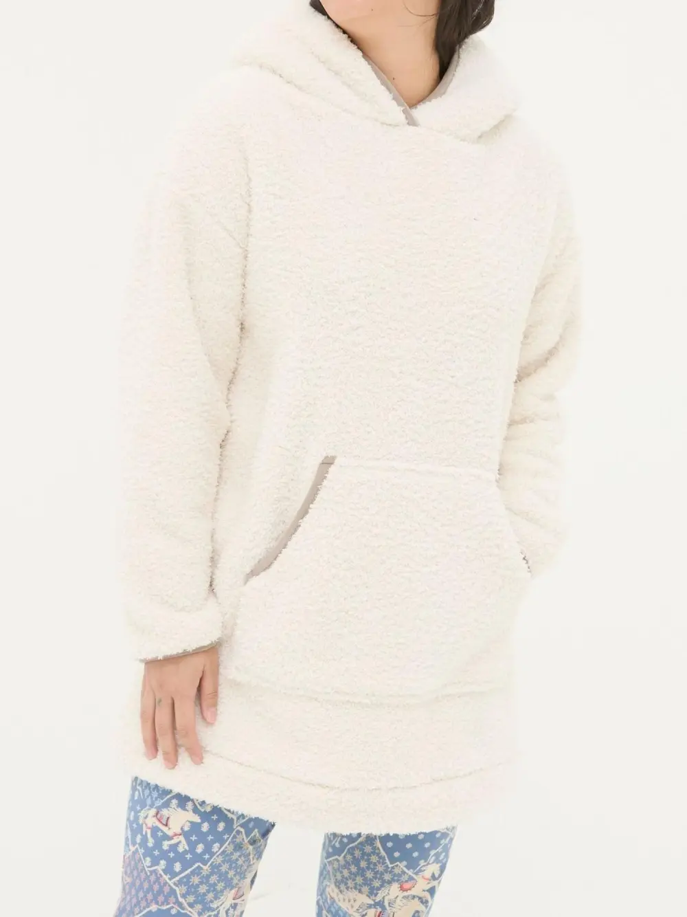 Ivory Borg Daily Hoodie