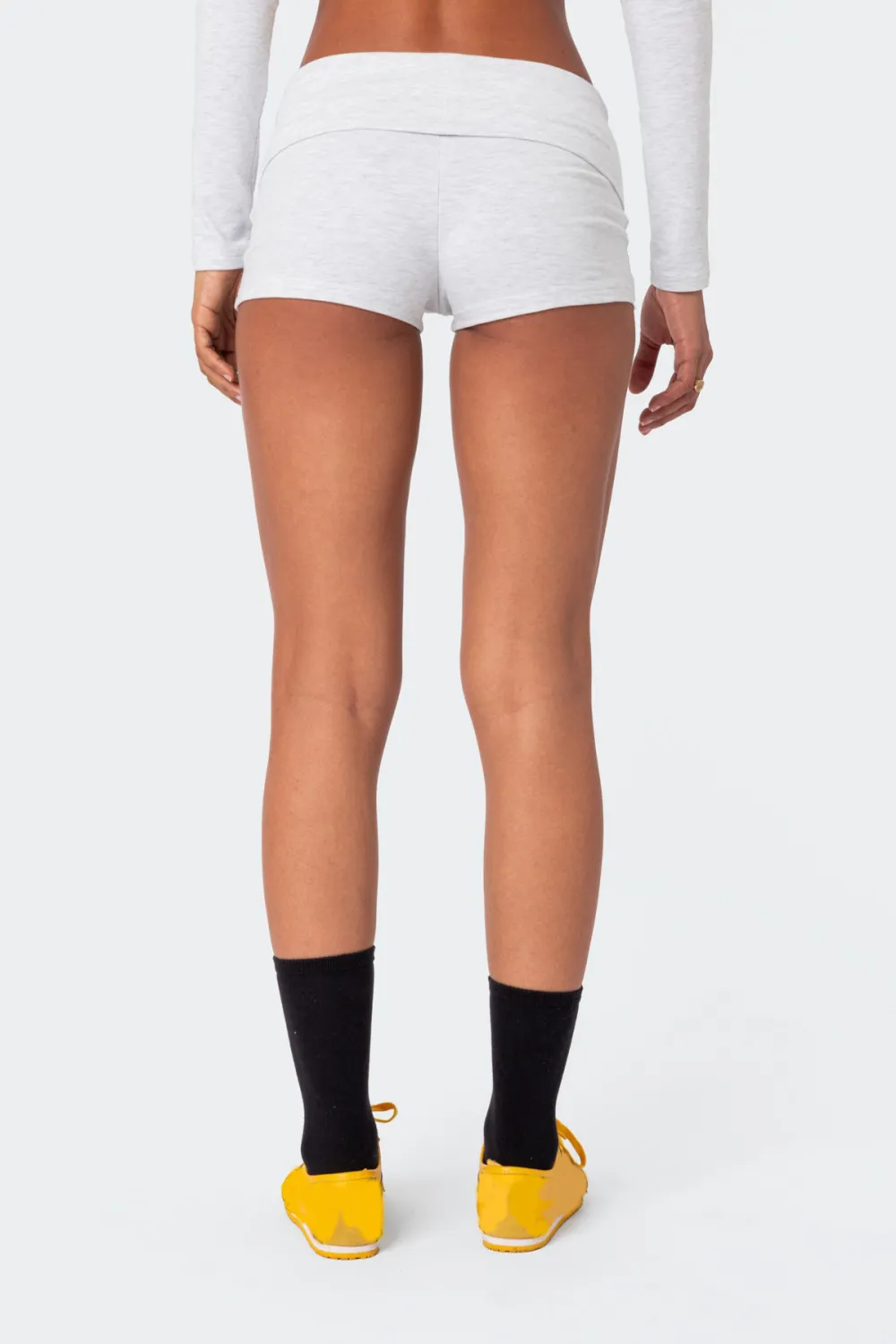 Fold Over Casual Shorts