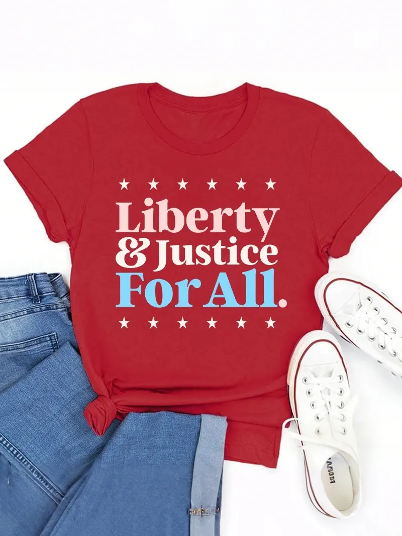 Liberty And Justice For All Teacher T-Shirt
