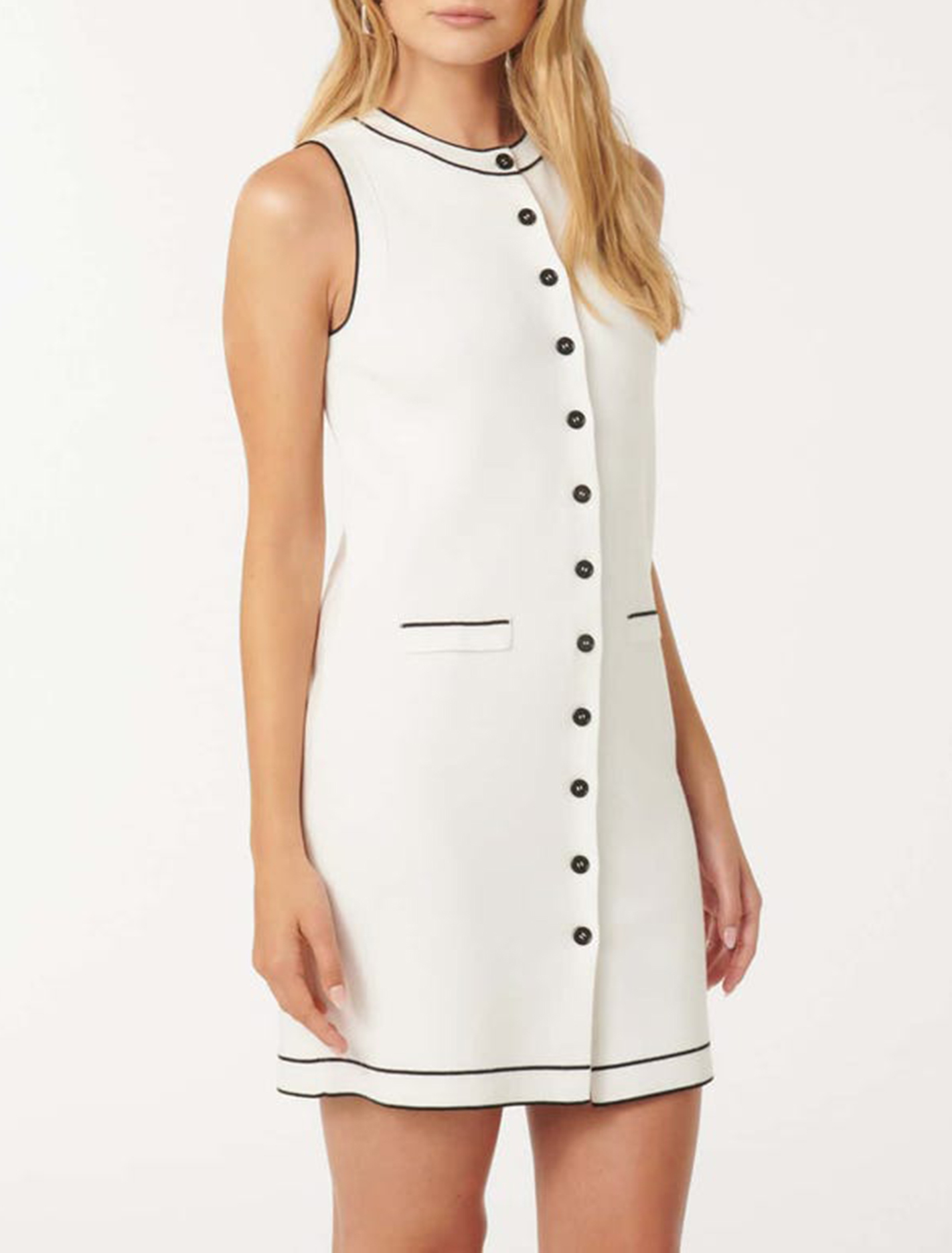 Tipped Mini Dress