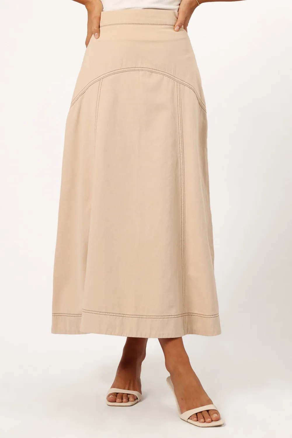 CASUAL MIDI FLOWY BOHEMIAN SKIRT