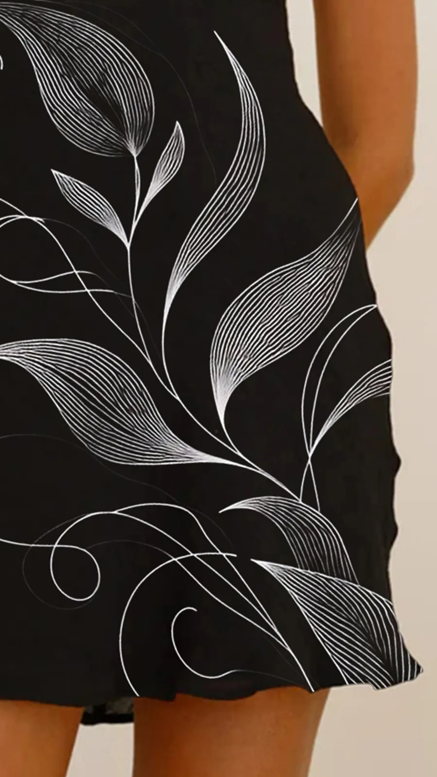 Gathered Details On Bust Mini Dress