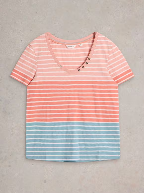Casual Style Multicolor T-Shirt