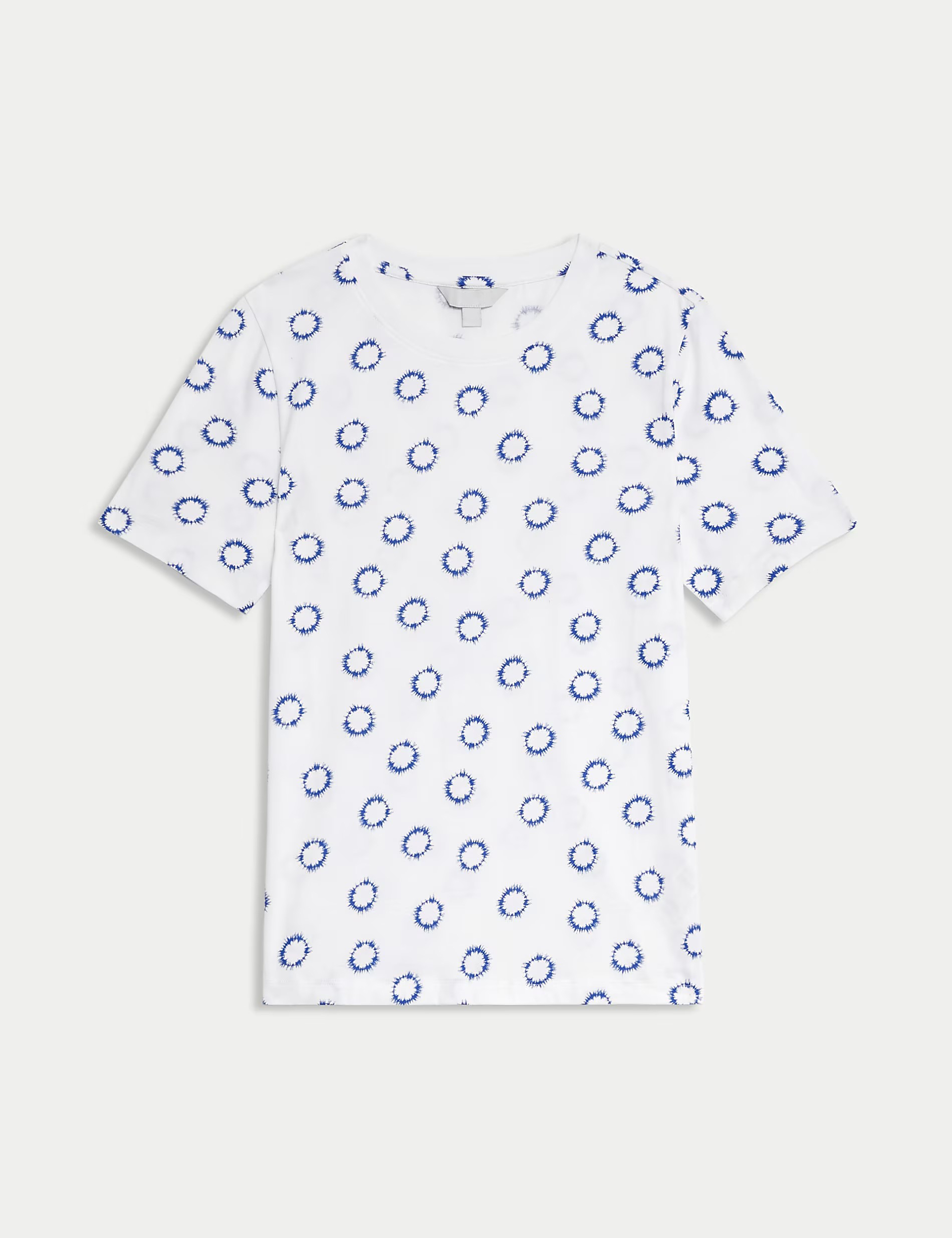 PolkaDot Printed Crew Neck T-Shirt