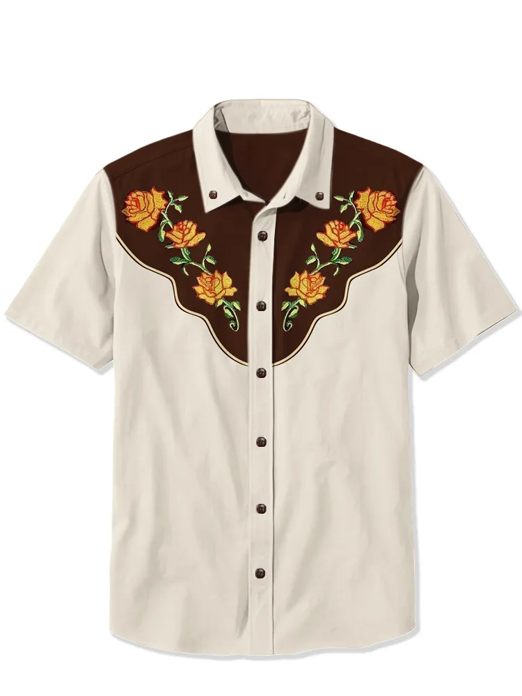 Classic Flower Cowboy Shirt