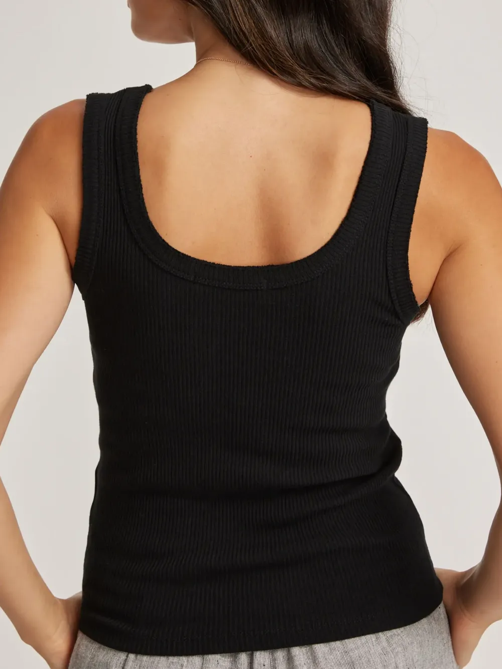Organic Cotton Ribbed Tank