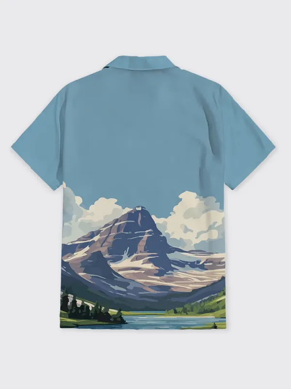 Glacier National Park Button Up Shirt