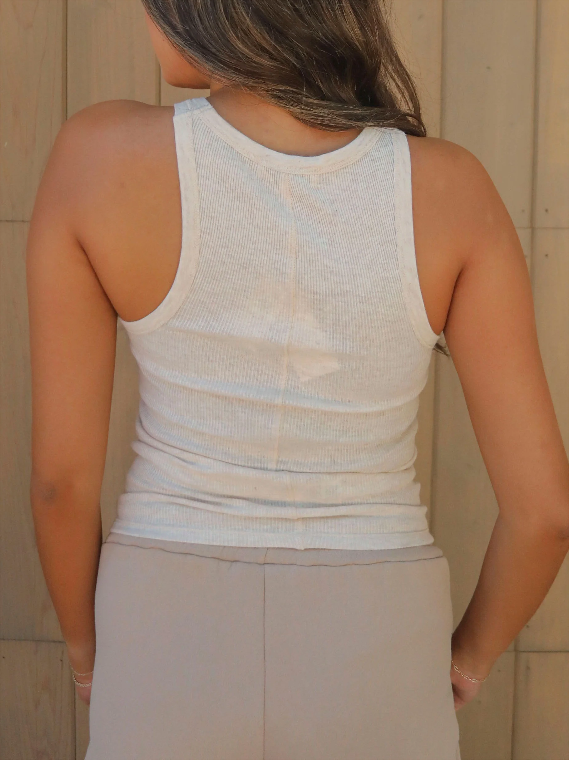 Sleeveless Textured Knit Tank
