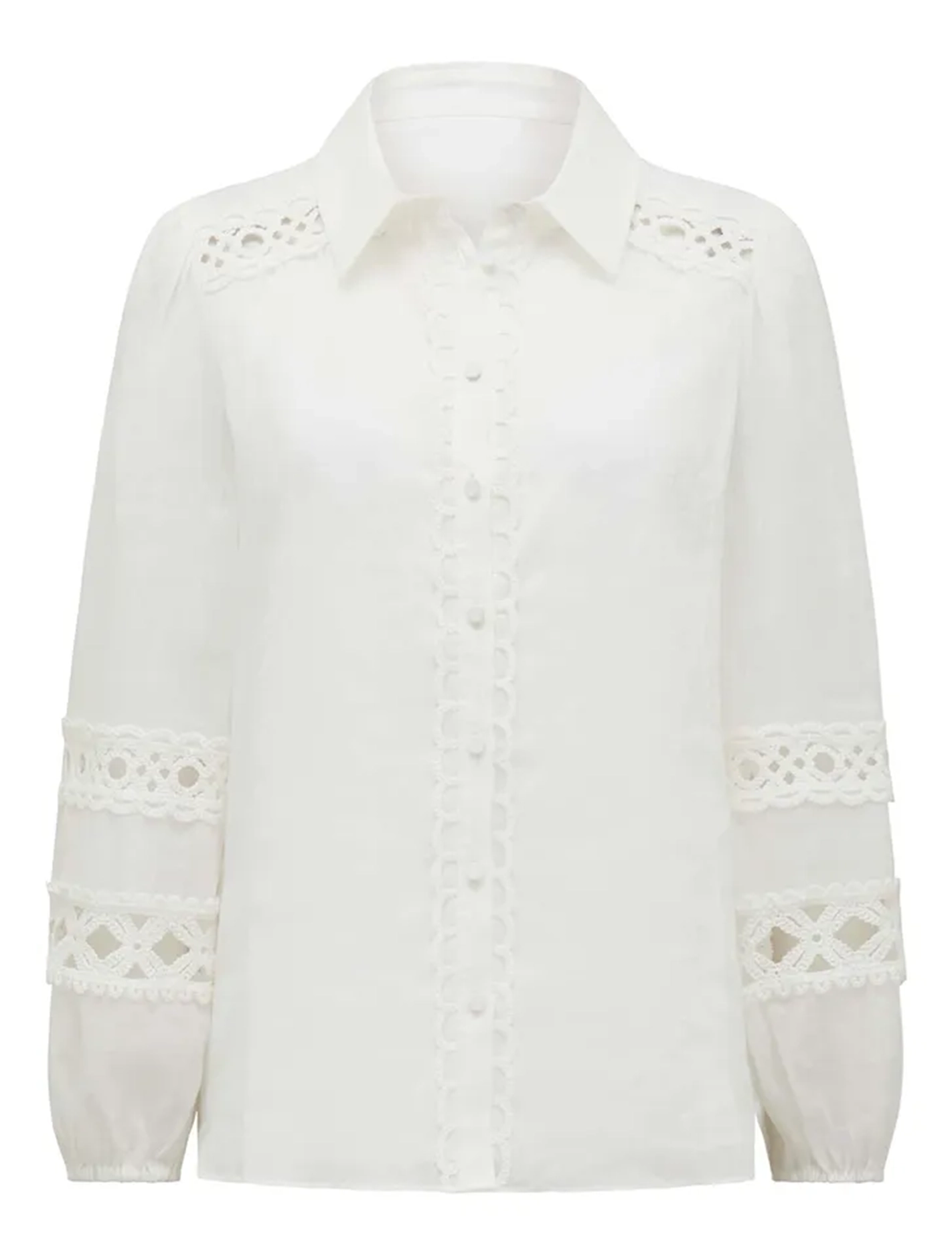 Crochet Trim Shirt