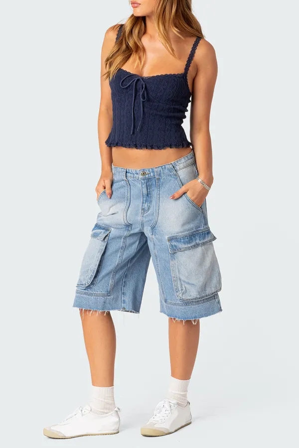Lacey Knit Tank Top