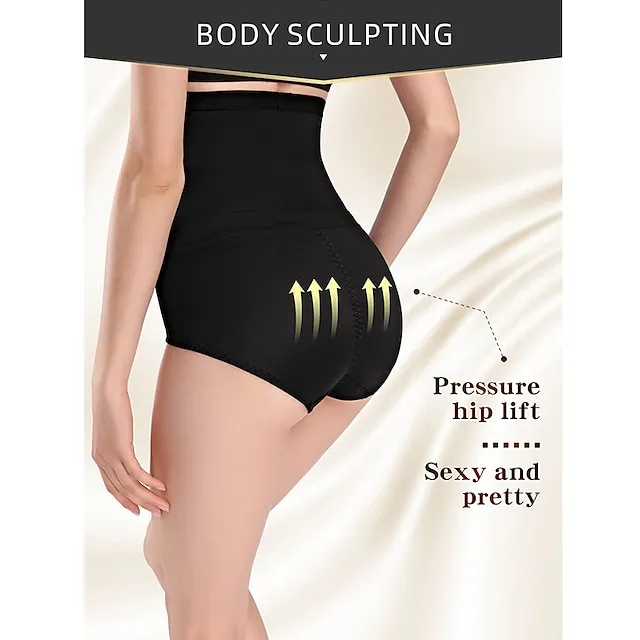 Corset Women's Control Panties Shapewears Office Party & Evening Running Gym Black Pink Apricot Sport Seamless Breathable Seamed Lace Up Tummy Control Push Up Basic Solid Color Spring & Summer Fall