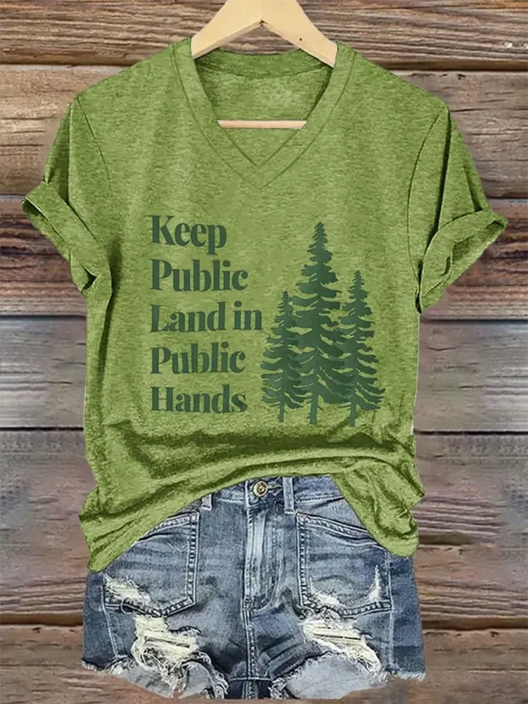 Women'S Vintage National Park Print T-Shirt