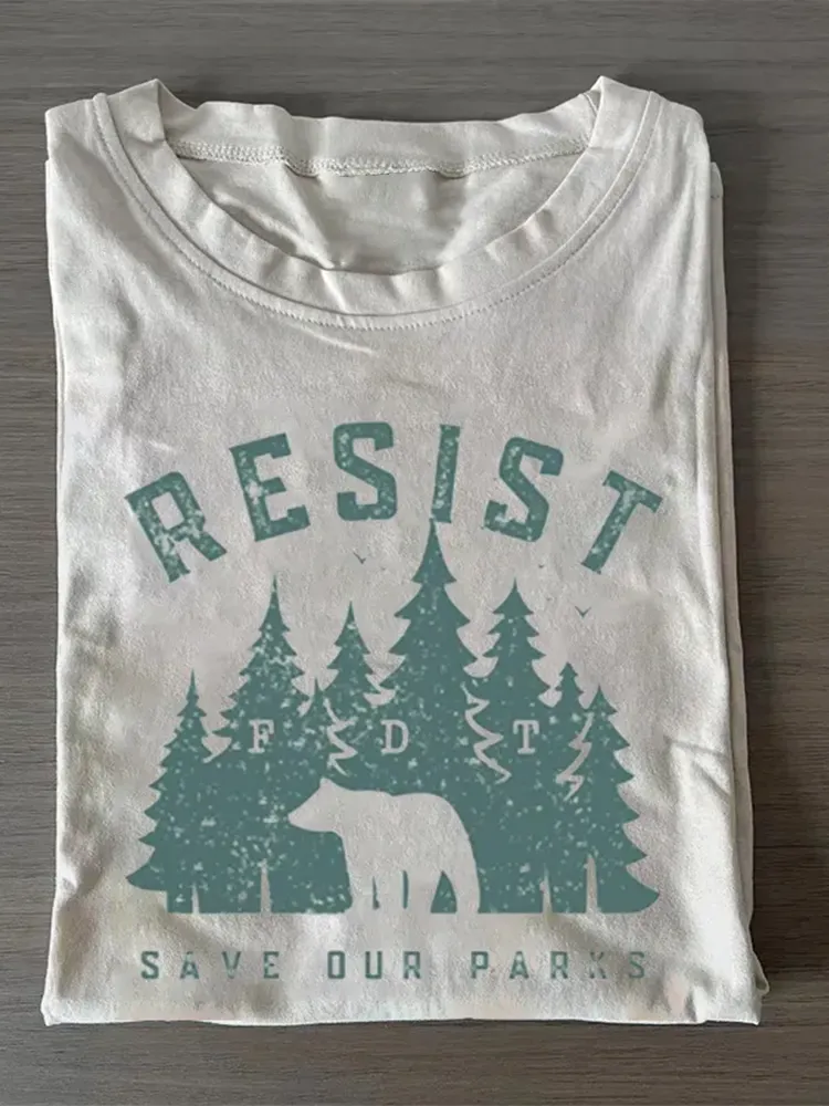 Protect National Parks Resist T-Shirt