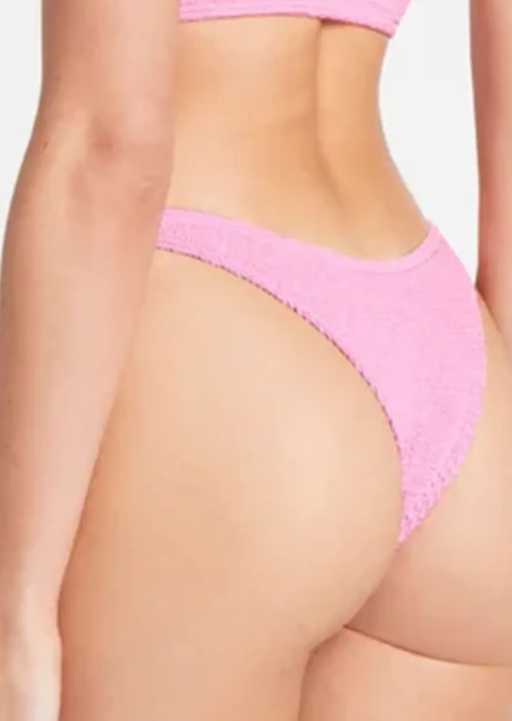 Nylon Yarn Tubular Pleated Two-Piece Swim