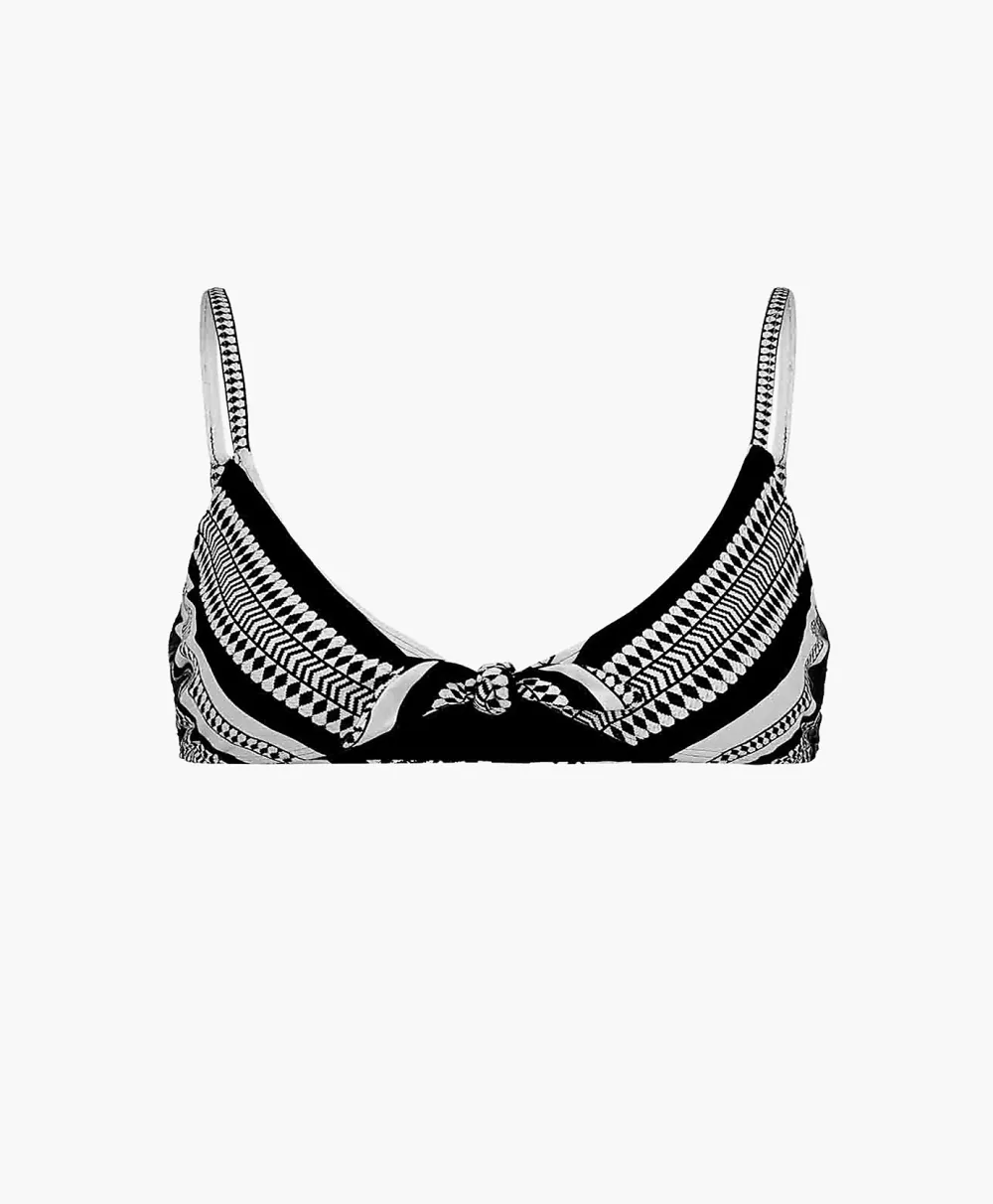 lemlem™ Luchia Tie-Front Bikini Top