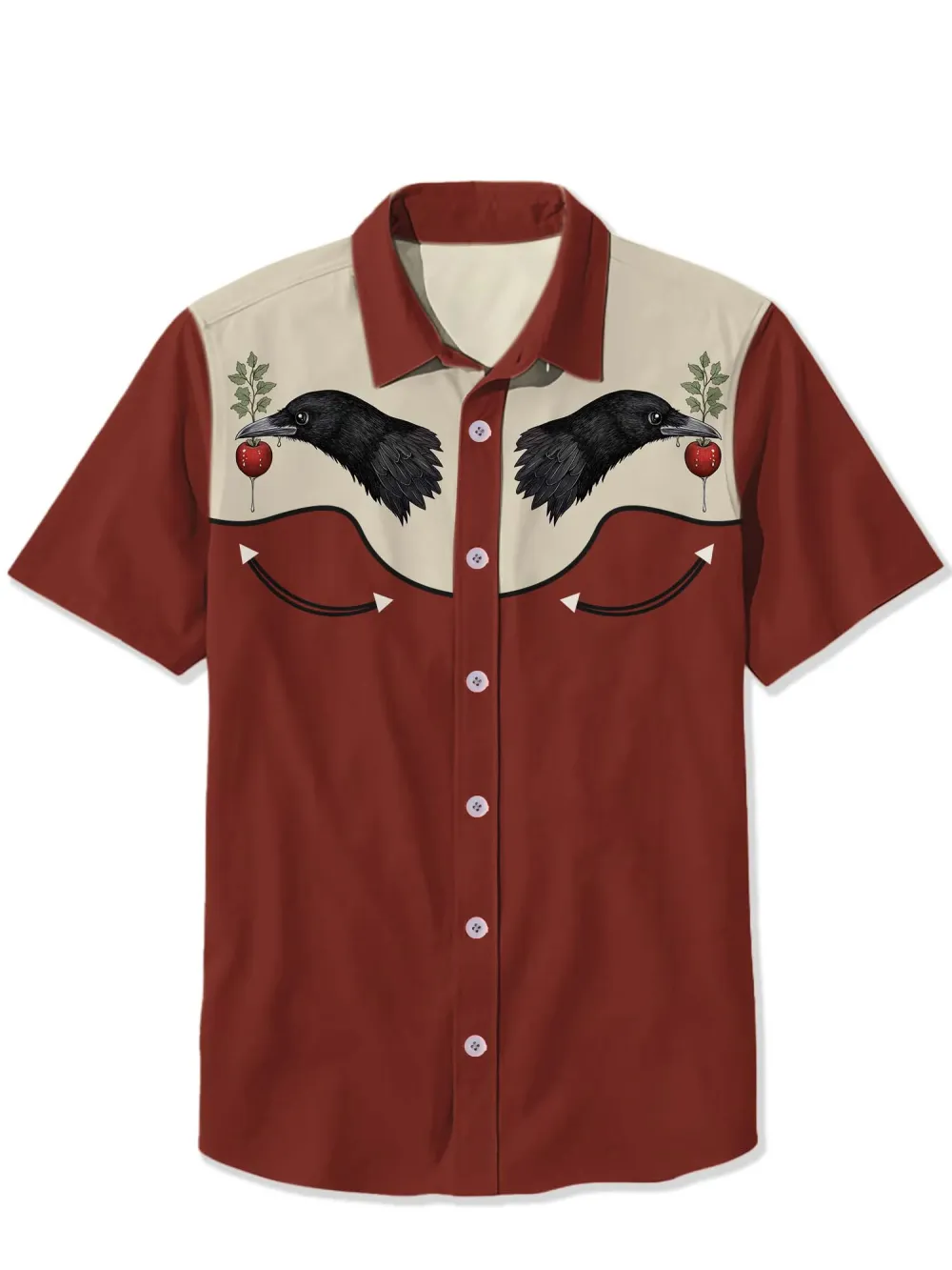 Crow And Red Fruit Shirt