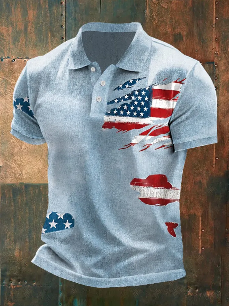 Men's Independence Day Polo Shirt