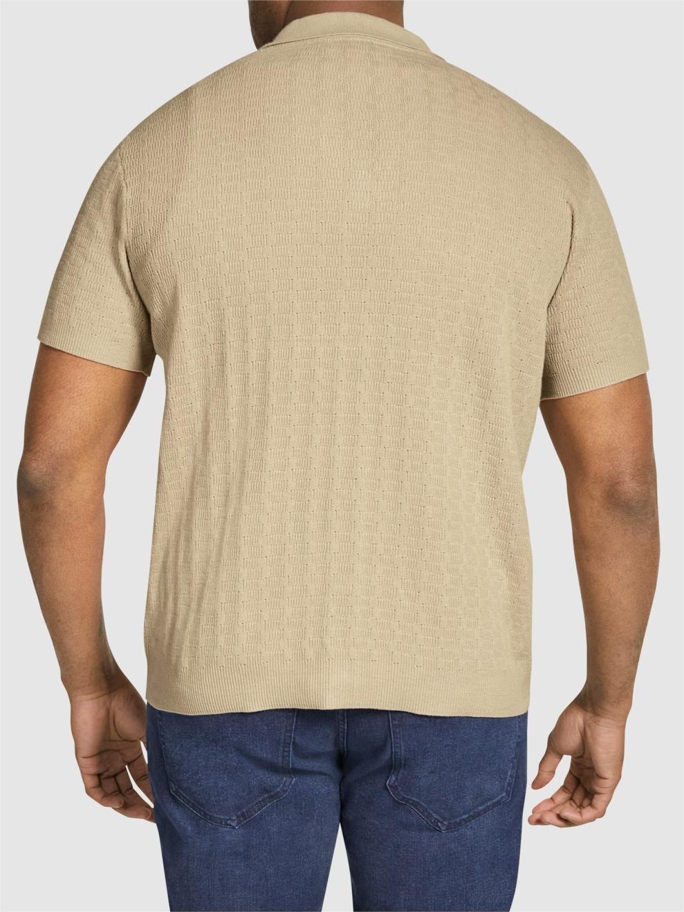 BUTTON-THROUGH POLO SHIRT