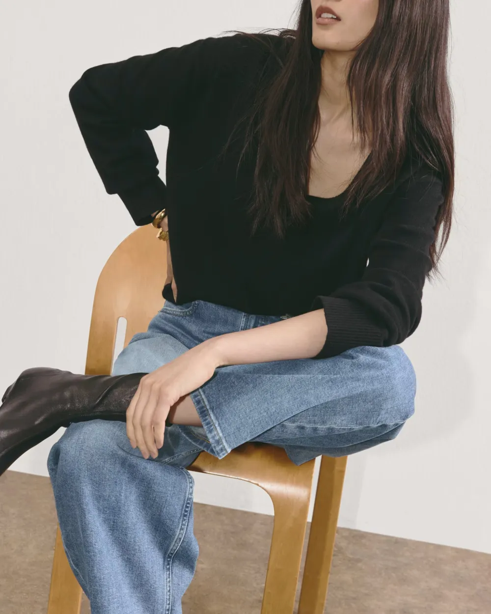 Straight Leg Way-High Jean