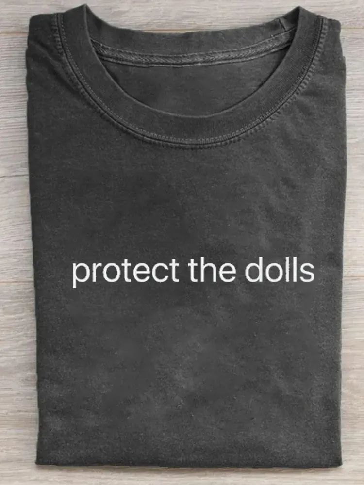 Trans Tee - Gay LGBTQ Inclusive Funny Protect The Dolls T-Shirt