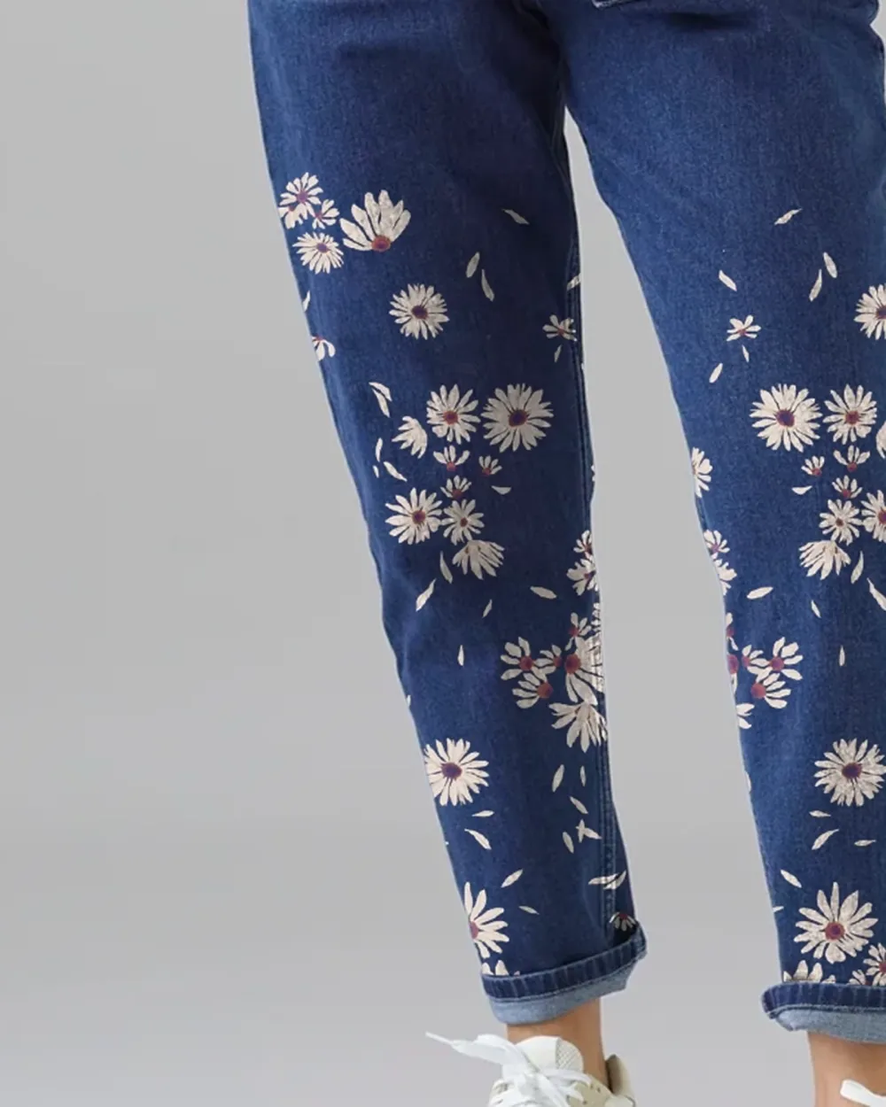 MID BLUE DENIM JUMPSUIT