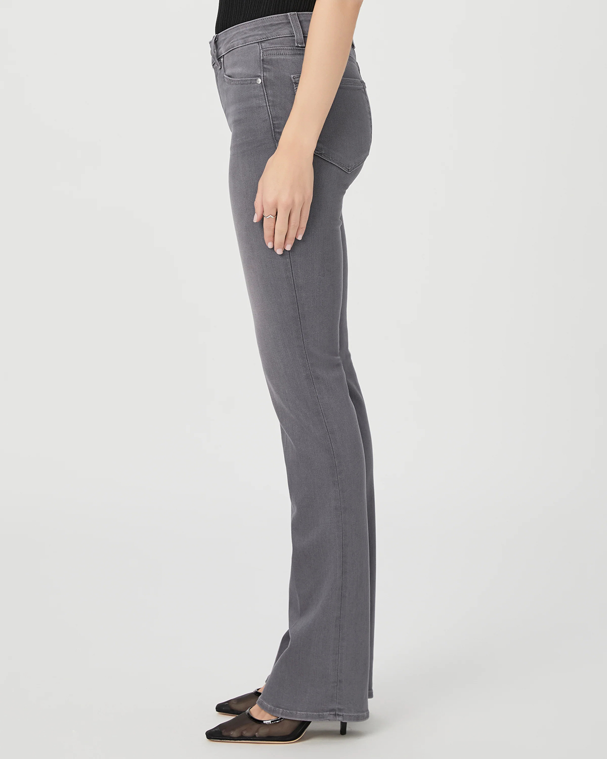 Gray Bootcut Jeans