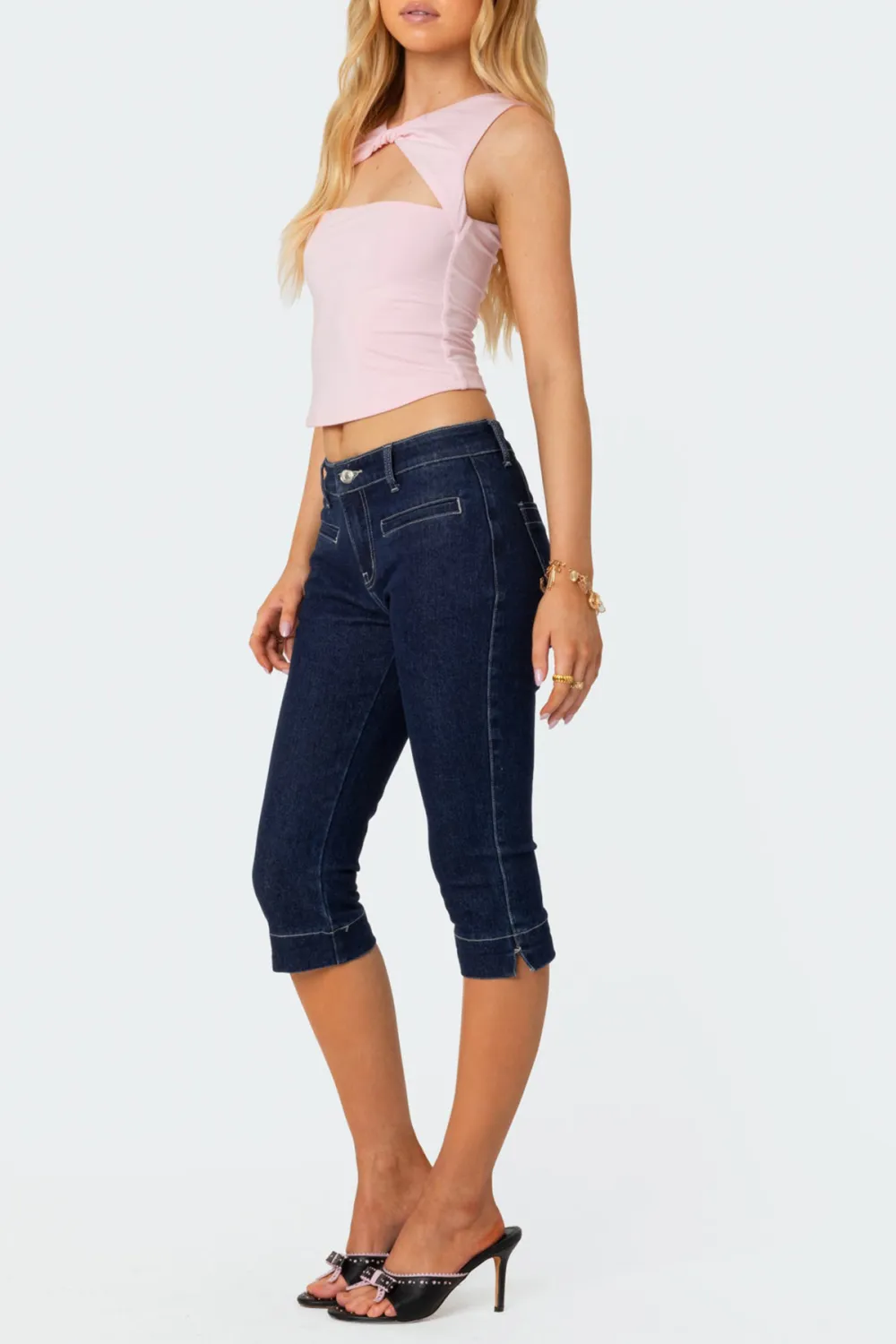 Twisted Cut Out Tank Top
