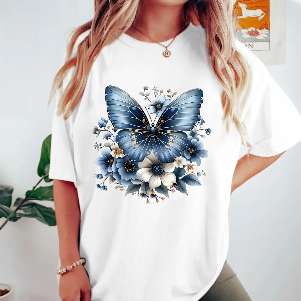 Blue Butterfly T-Shirt