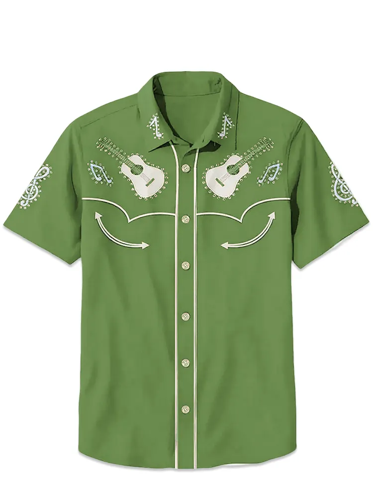 Country And Western Guitar Shirt