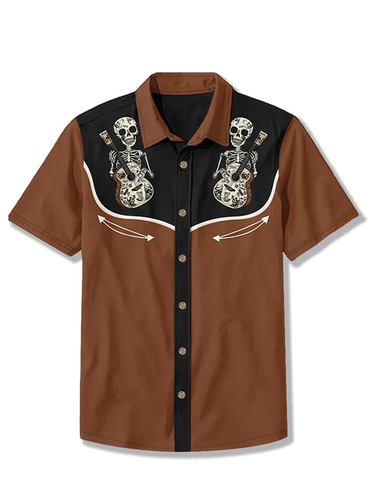 Skull Music Guitar Shirt